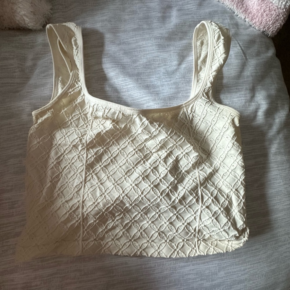 Cream tank top